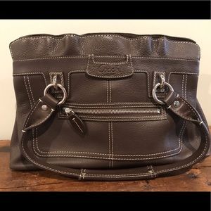Coach Leather Carryall